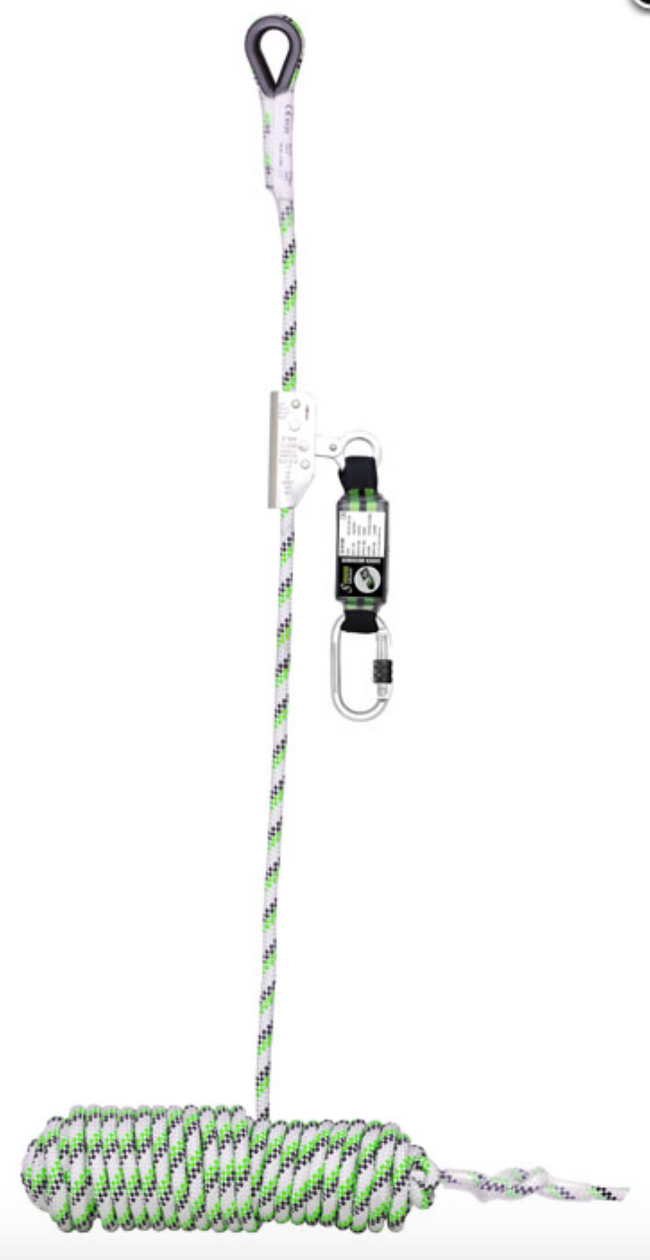 NIRO Captive Fall Arrester attached to 12mm Kernmantle Rope