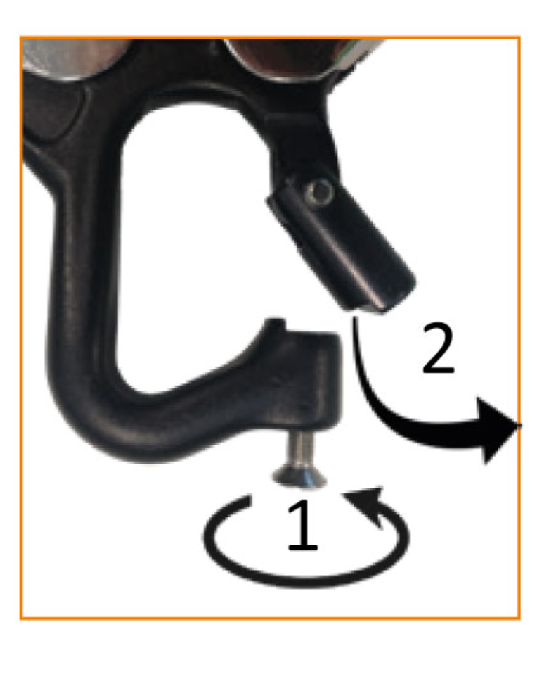 Operating Instructions for Aluminium Double Action Pin Opening Eye Scaffold Hook