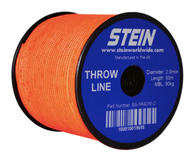 STEIN - Economy 2.0mm Throwline - Orange - 50m Spool - Polyester