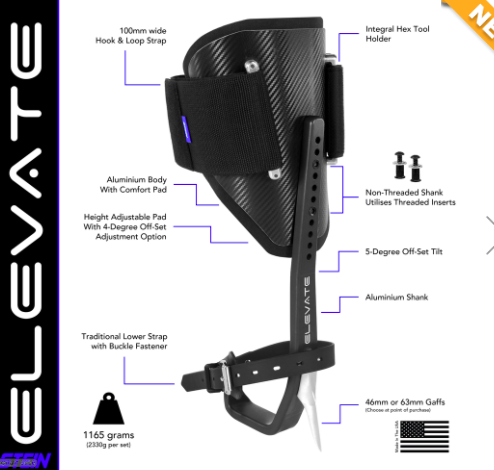 STEIN - ELEVATE Climber Kit - 43 or 67mm Gaffs (Blue)