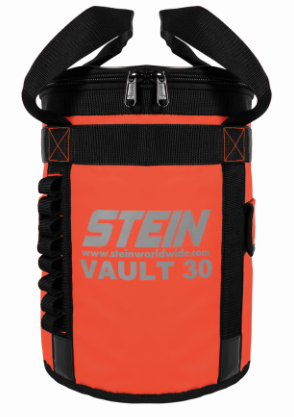 STEIN - VAULT 30 - Rope & Kit Storage Bag  with Zipper Top - Orange