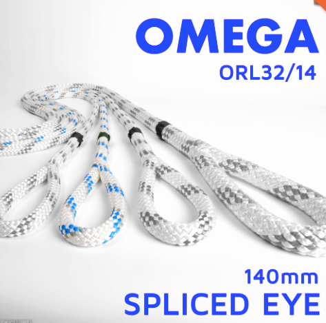 OMEGA-14 - 14mm DIA Rigging Line 50m ORL-32/14 - with Spliced Eye