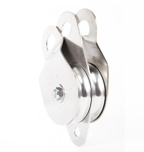 Double Swing Side Pulley Sheave 100mm (Snatch Block for 12mm Rope)