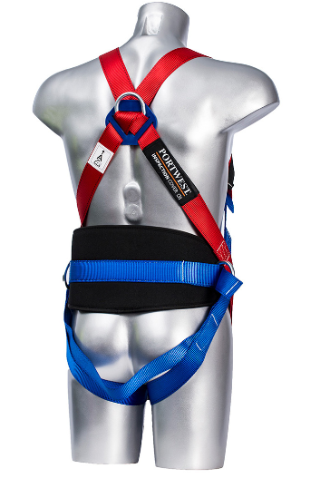 Portwest - 3 Point Comfort Safety Harness Red
