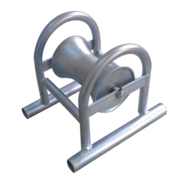Cable Roller Pipe Plate - Straight Line Model up to 160mm Dia