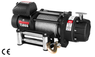 T-1000 Severe Duty Military Winch - 22,000 lb 12V & 24V- complete with Steel Rope