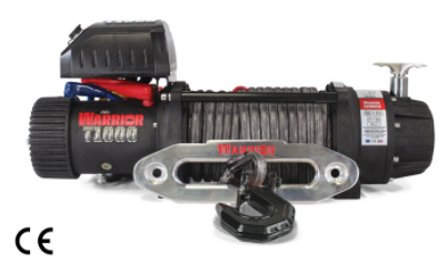 T-1000 Severe Duty Military Winch - 10,000 lb 12V- complete with Armortek Extreme