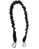 1m Elasticated Tool Tether Lanyard With Captive Swivel Karabiners