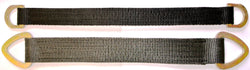 Black Truss Strap with D Links Each End - SWL 250 kgs, 25mm Wide