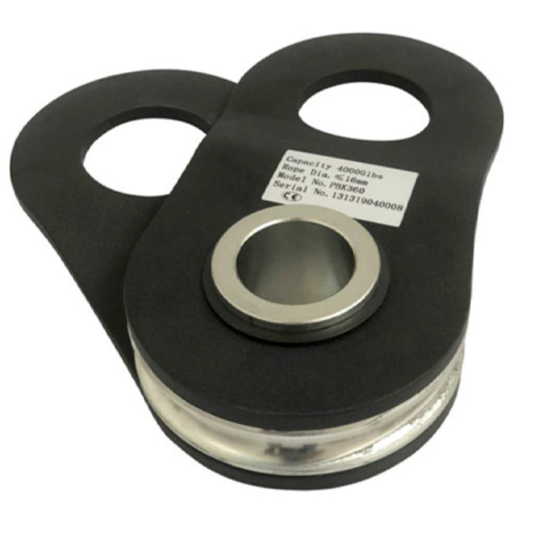 Warrior Pulley Block - 40,000lb / 18 tonne Swing Away pulley Block. Suitable for winches up to 20,000lb.