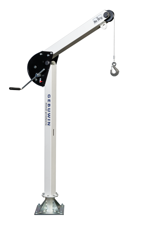 SD500 - 500kg Swivel Hoisting Davit (with built in winch and cable) Ref: 156-22 - Hoistshop
