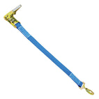 25mm wide MINI 2 Part Ratchet Strap systems with S HOOKS - UK Made